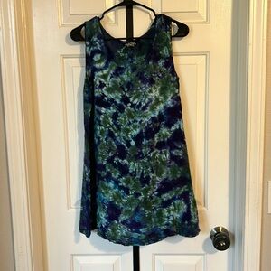 Tye dye avatar tunic shirt